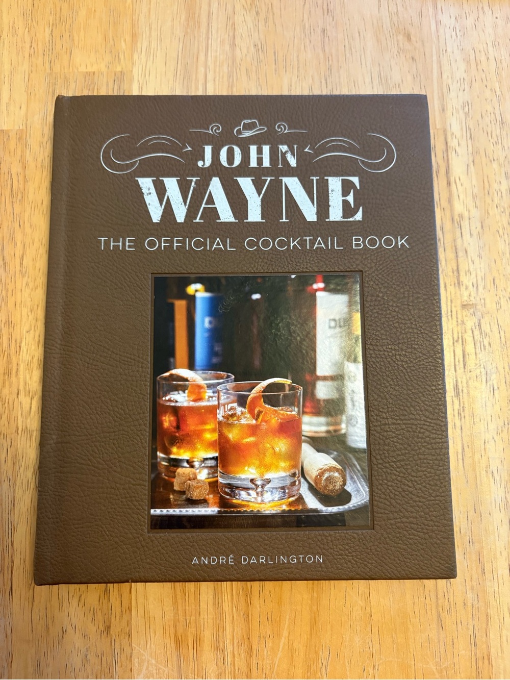 John Wayne Faux Leather, Hard Copy Cocktail Book